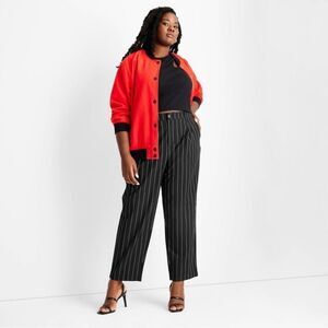 Mid-Rise Front Pleated Pants - Future Collective with Kahlana Barfield Brown